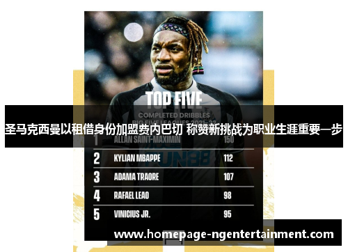 圣马克西曼以租借身份加盟费内巴切 称赞新挑战为职业生涯重要一步